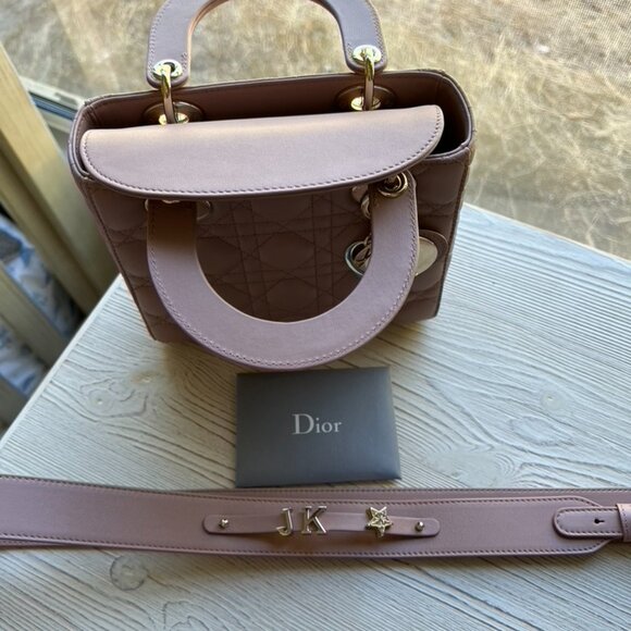 Lambskin Cannage Small My ABCDior Lady Dior Fard - Picture 12 of 16